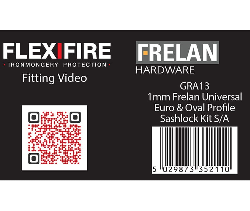 Frelan Hardware Accessories Default Title / Sashlock Intumescent Kits Frelan - Universal kit for Euro/Oval sashlocks/deadlock 30/60 min