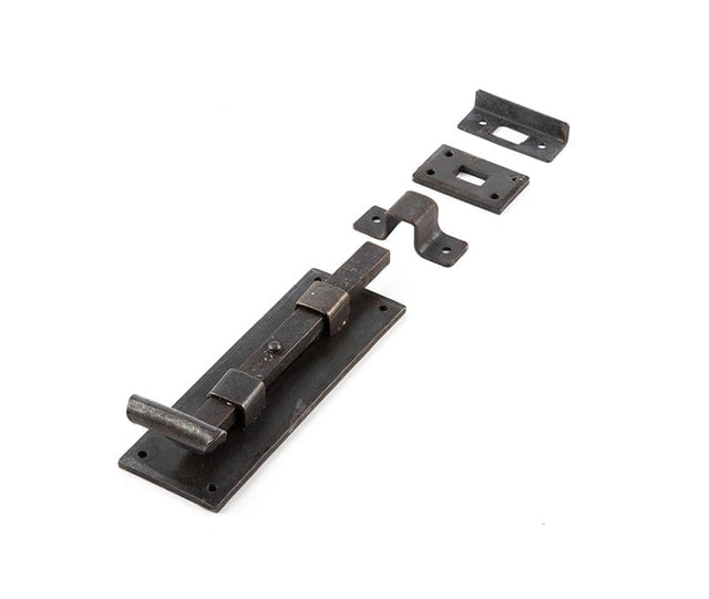 Frelan Hardware Accessories Beeswax / Straight Surface Bolts / 150mm / 6" Frelan - Valley Forge 152mm Straight Door Bolt - Beeswax