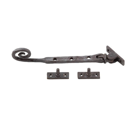 Frelan Hardware Window Furniture Beeswax / 8"/200mm Frelan - Valley Forge 200mm Curly Tail Casement Stay - Beeswax