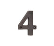 Frelan Hardware Door Furniture Beeswax / Numerals / 4 Frelan - Valley Forge 75mm Numeral 4 - Beeswax