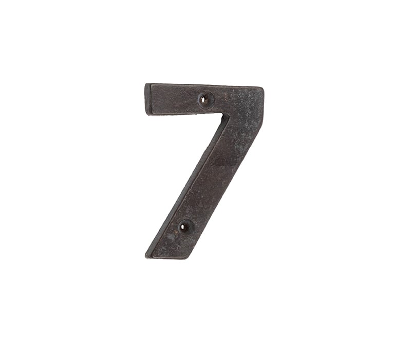Frelan Hardware Door Furniture Beeswax / Numerals / 7 Frelan - Valley Forge 75mm Numeral 7 - Beeswax