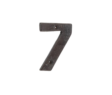 Frelan Hardware Door Furniture Beeswax / Numerals / 7 Frelan - Valley Forge 75mm Numeral 7 - Beeswax