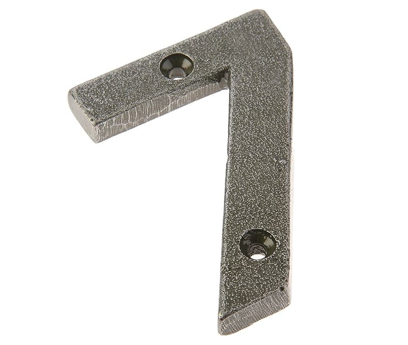 Frelan Hardware Door Furniture Pewter / Numerals / 7 Frelan - Valley Forge 75mm Numeral 7 - Pewter