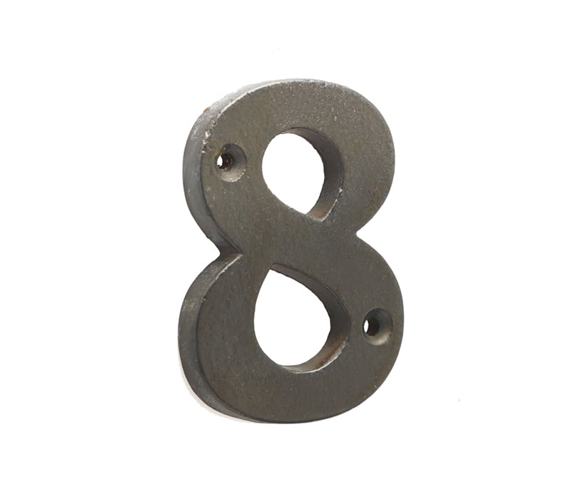 Frelan Hardware Door Furniture Beeswax / Numerals / 8 Frelan - Valley Forge 75mm Numeral 8 - Beeswax