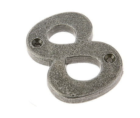 Frelan Hardware Door Furniture Pewter / Numerals / 8 Frelan - Valley Forge 75mm Numeral 8 - Pewter