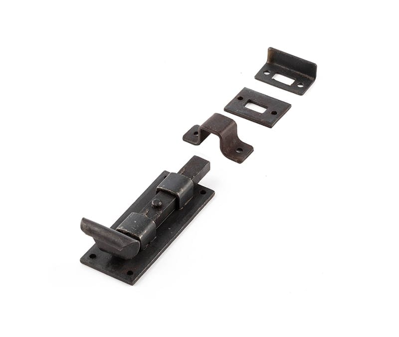 Frelan Hardware Accessories Beeswax / Straight Surface Bolts / 90mm Frelan - Valley Forge 90mm Straight Door Bolt - Beeswax