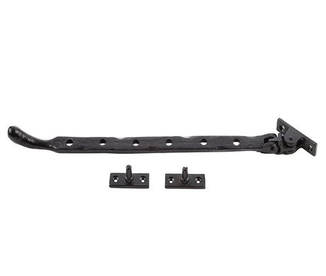 Frelan Hardware Window Furniture Black / 12"/300mm Frelan - Vally Forge 300mm Bulb End Casement Stay - Black