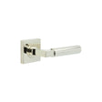 Frelan Hardware Door Furniture Polished Nickel Frelan - Westminster Door Handles Square Plain Polished Nickel