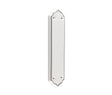 Frelan Hardware Door Furniture White Silverline / Finger Plates / 380 x 75mm Frelan - White Silverline Finger Plate 380 x 75mm