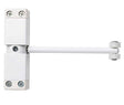 Frelan Hardware Door Furniture White / Door Closers Frelan - White spring arm door closer