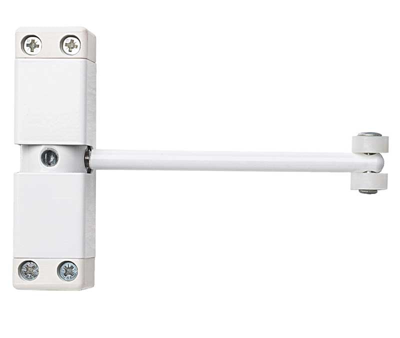 Frelan Hardware Door Furniture White / Door Closers Frelan - White spring arm door closer
