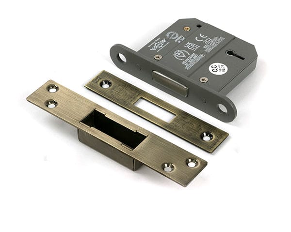 From The Anvil Locks & Latches Aged Brass / 5 Lever Deadlocks / 3" / 76mm From The Anvil - Aged Brass 3" 5 Lever BS Dead Lock KA