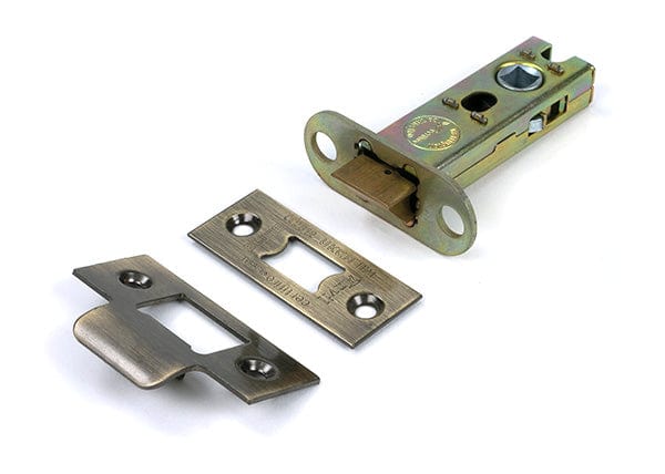 From The Anvil Locks & Latches Aged Brass / Tubular Mortice Latch / 3" From The Anvil - Aged Brass 3" Heavy Duty Latch