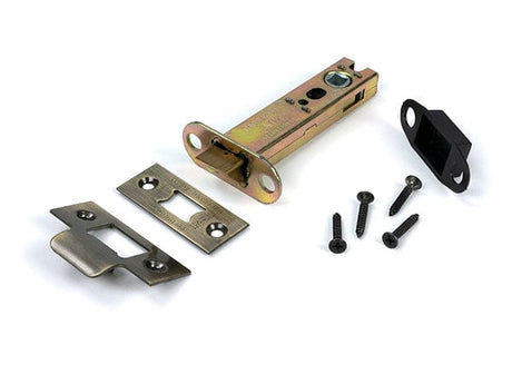 From The Anvil Locks & Latches Aged Brass / Tubular Mortice Latch / 4" From The Anvil - Aged Brass 4" Heavy Duty Latch