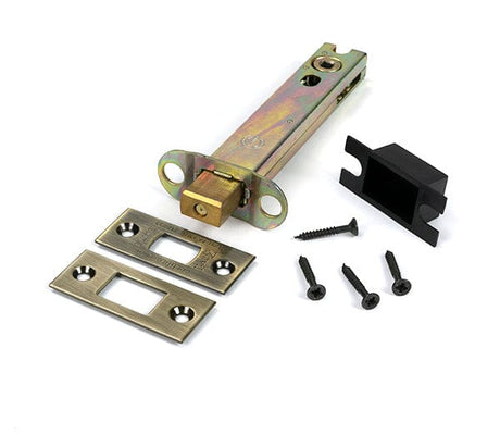 From The Anvil Locks & Latches Aged Brass / Tubular Dead Bolts / 5" / 127mm From The Anvil - Aged Brass 5" Heavy Duty Tubular Deadbolt