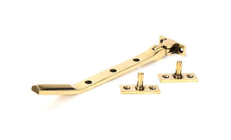 From The Anvil Window Furniture Aged Brass / 8"/200mm From The Anvil - Aged Brass Art Deco 8" Stay