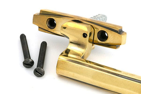 From The Anvil Window Furniture Aged Brass / Left Hand / Yes From The Anvil - Aged Brass Art Deco Espag - LH