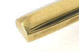 From The Anvil Window Furniture Aged Brass / Yes / Mortice & Hook Place From The Anvil - Aged Brass Locking Art Deco Fastener - LH