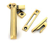 From The Anvil Window Furniture Aged Brass / Yes / Mortice & Hook Place From The Anvil - Aged Brass Locking Art Deco Fastener - LH