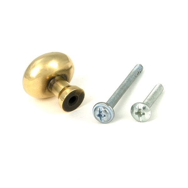 From The Anvil Cabinet Hardware Aged Brass / Cabinet Knobs / 25mm Dia. From The Anvil - Aged Brass Moore Cabinet Knob - 25mm