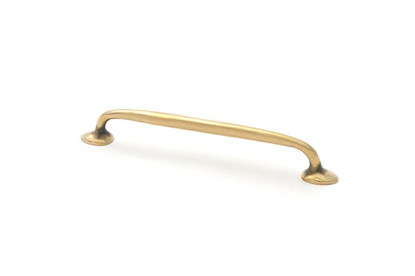 From The Anvil Cabinet Hardware Aged Brass / Cabinet Pull Handles / Medium From The Anvil - Aged Brass Moore Pull Handle - Medium