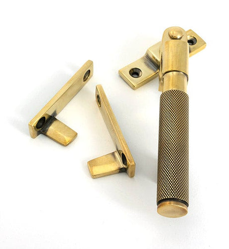 From The Anvil Window Furniture Aged Brass / Yes / Night Vent From The Anvil - Aged Brass Night-Vent Locking Brompton Fastener
