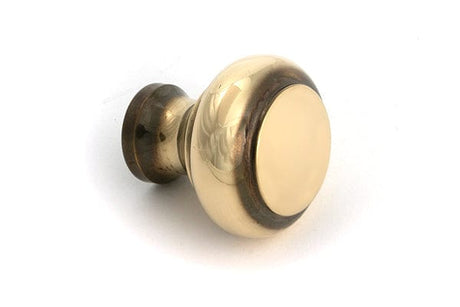 From The Anvil Cabinet Hardware Aged Brass / Cabinet Knobs / Small From The Anvil - Aged Brass Regency Cabinet Knob - Small