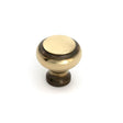 From The Anvil Cabinet Hardware Aged Brass / Cabinet Knobs / Small From The Anvil - Aged Brass Regency Cabinet Knob - Small