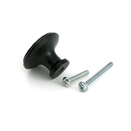 From The Anvil Cabinet Hardware Aged Bronze / Cabinet Knobs / Large From The Anvil - Aged Bronze Hammered Cabinet Knob - Large