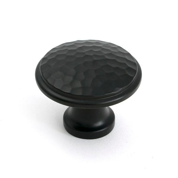 From The Anvil Cabinet Hardware Aged Bronze / Cabinet Knobs / Large From The Anvil - Aged Bronze Hammered Cabinet Knob - Large