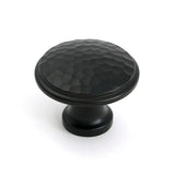 From The Anvil Cabinet Hardware Aged Bronze / Cabinet Knobs / Large From The Anvil - Aged Bronze Hammered Cabinet Knob - Large