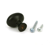From The Anvil Cabinet Hardware Aged Bronze / Cabinet Knobs / 38mm Dia. From The Anvil - Aged Bronze Moore Cabinet Knob - 38mm