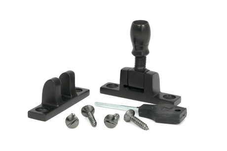 From The Anvil Window Furniture Aged Bronze / Sash Window Brighton Fasteners / Yes From The Anvil - Aged Bronze Mushroom Brighton Fastener - Narrow (Square)