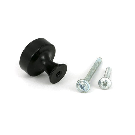 From The Anvil Cabinet Hardware Aged Bronze / Cabinet Knobs / 25mm Dia. From The Anvil - Aged Bronze Scully Cabinet Knob - 25mm