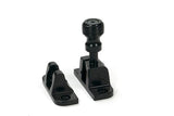 From The Anvil Window Furniture Black / Sash Window Brighton Fasteners / Yes From The Anvil - Black Beehive Brighton Fastener (Radiused)