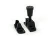 From The Anvil Window Furniture Black / Sash Window Brighton Fasteners / Yes From The Anvil - Black Brompton Brighton Fastener (Radiused)