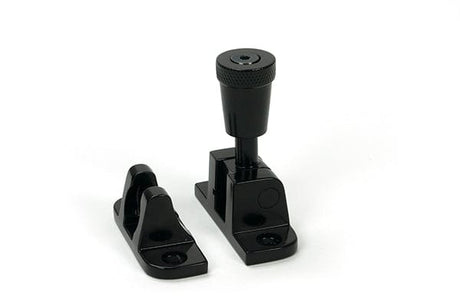 From The Anvil Window Furniture Black / Sash Window Brighton Fasteners / Yes From The Anvil - Black Brompton Brighton Fastener (Radiused)