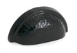 From The Anvil Cabinet Hardware Black / Cabinet Cup Pulls From The Anvil - Black Hammered Regency Drawer Pull