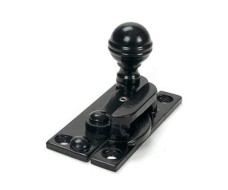 From The Anvil Window Furniture Black / Sash Window Hook Fasteners / Yes From The Anvil - Black Prestbury Sash Hook Fastener