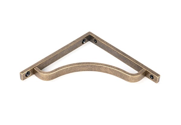 From The Anvil Accessories Burnished Brass / Shelf Brackets / 150 x 150mm From The Anvil - Burnished Brass Abingdon Shelf Bracket (150mm x 150mm)