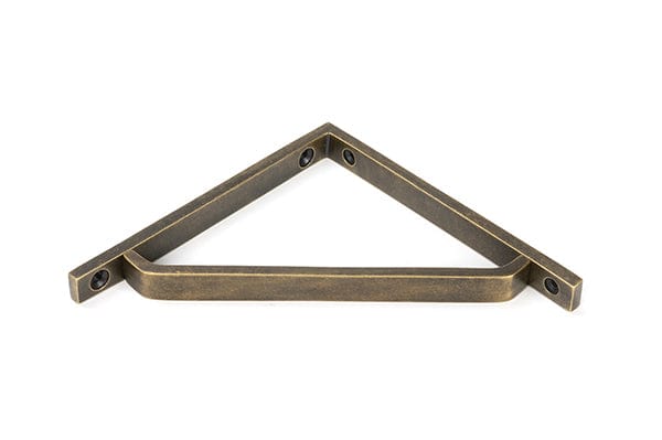 From The Anvil Accessories Burnished Brass / Shelf Brackets / 150 x 150mm From The Anvil - Burnished Brass Barton Shelf Bracket (150mm x 150mm)