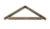 From The Anvil Accessories Burnished Brass / Shelf Brackets / 200 x 200mm From The Anvil - Burnished Brass Barton Shelf Bracket (200mm x 200mm)