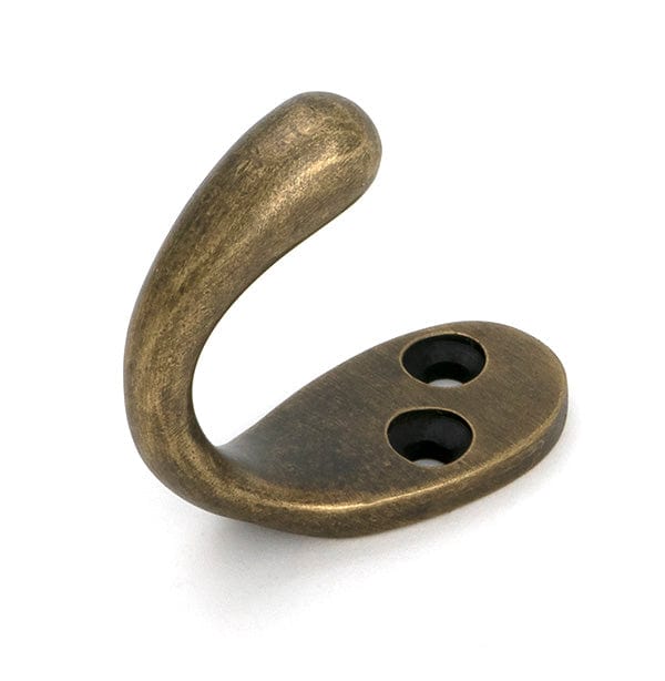 From The Anvil Accessories Burnished Brass / Double Coat Hooks From The Anvil - Burnished Brass Celtic Single Robe Hook