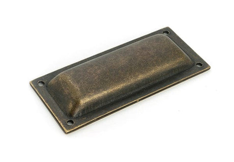 From The Anvil Cabinet Hardware Burnished Brass / Flush Handle From The Anvil - Burnished Brass Flush Handle