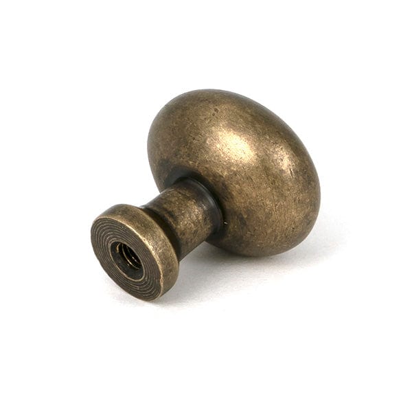 From The Anvil Cabinet Hardware Burnished Brass / Cabinet Knobs / 25mm Dia. From The Anvil - Burnished Brass Moore Cabinet Knob - 25mm