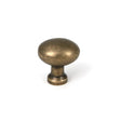 From The Anvil Cabinet Hardware Burnished Brass / Cabinet Knobs / 25mm Dia. From The Anvil - Burnished Brass Moore Cabinet Knob - 25mm