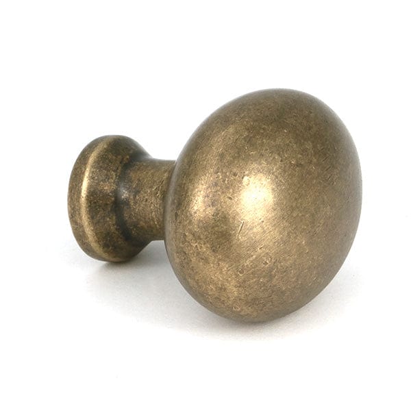 From The Anvil Cabinet Hardware Burnished Brass / Cabinet Knobs / 32mm Dia. From The Anvil - Burnished Brass Moore Cabinet Knob - 32mm