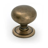 From The Anvil Cabinet Hardware Burnished Brass / Cabinet Knobs / 38mm Dia. From The Anvil - Burnished Brass Mushroom Cabinet Knob 38mm