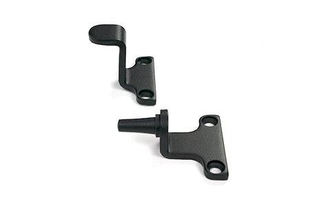 From The Anvil Window Furniture Matt Black / 8"/200mm From The Anvil - Matt Black 8" Reeded Stay (Steel Window)