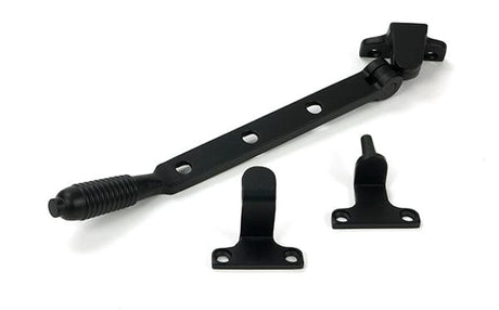 From The Anvil Window Furniture Matt Black / 8"/200mm From The Anvil - Matt Black 8" Reeded Stay (Steel Window)